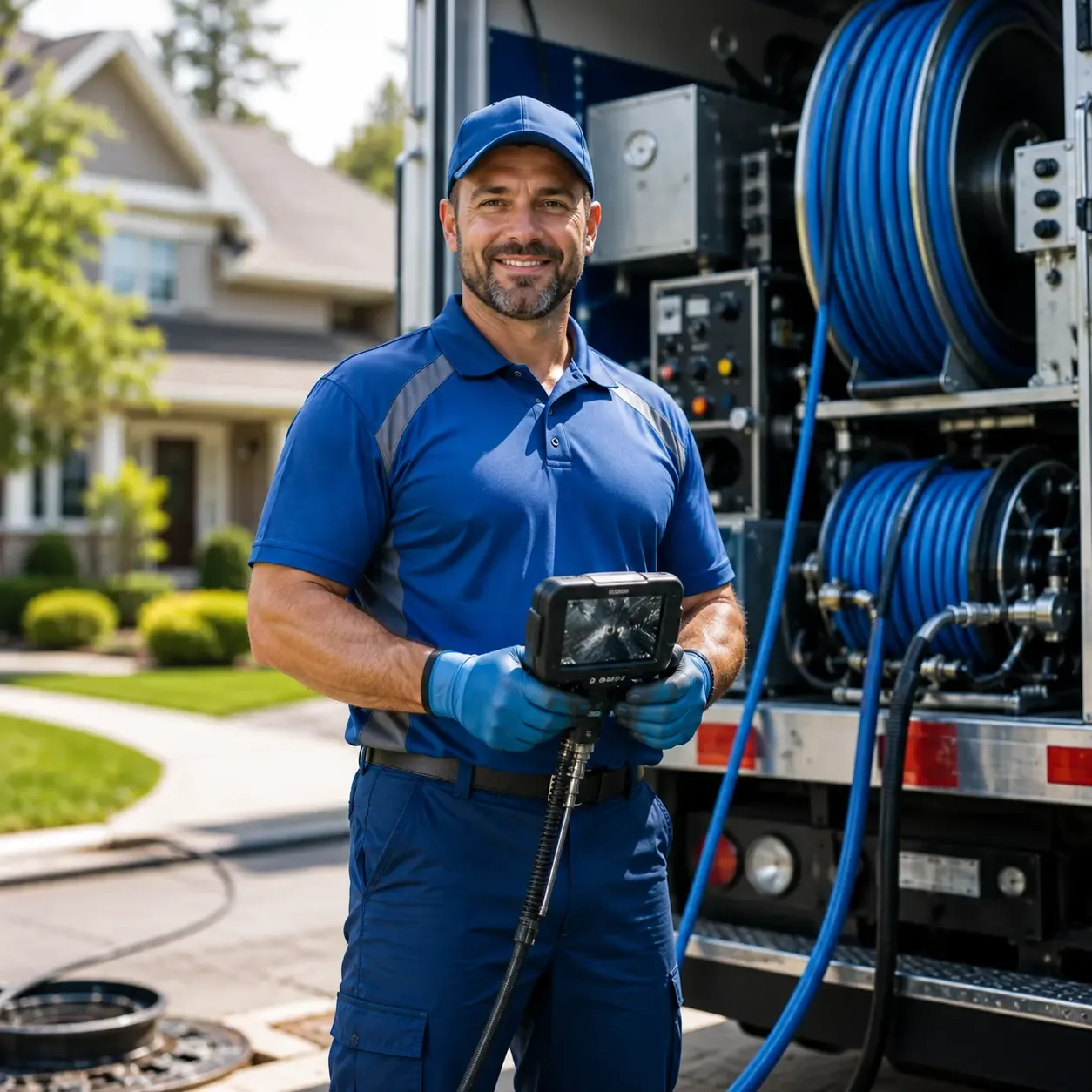 Local outdoor drain cleaning specialists in Rosharon, TX